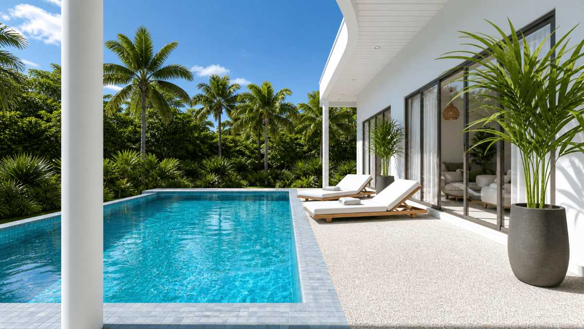 Wille Lagoon Koh Phangan – taras i basen